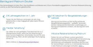 Barclaycard Platinum Double Test 12 5 Pramie
